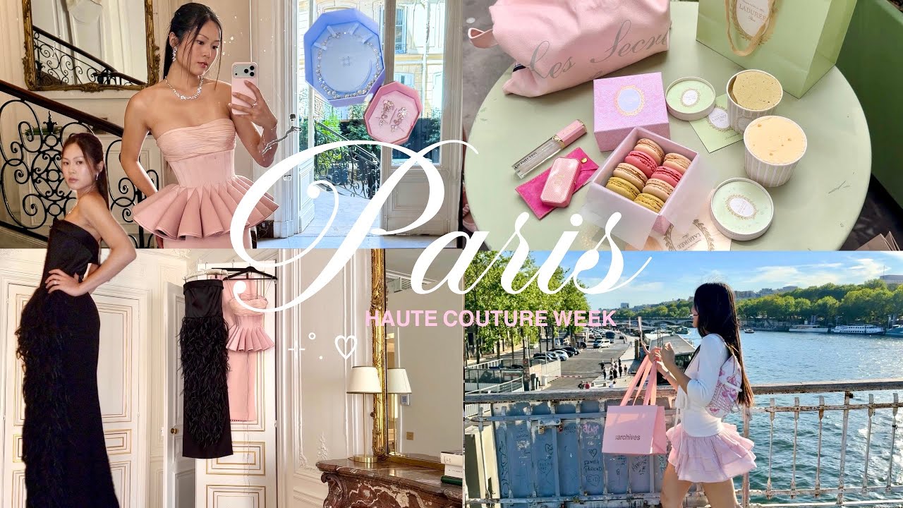 Влог с PARIS COUTURE WEEK ₊˚⊹♡ модные показы, винтажный шопинг и многое другое