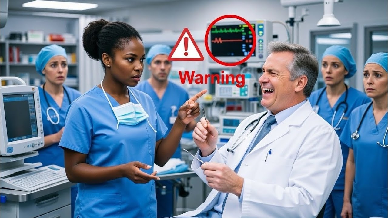 The black Nurse warns the Chief 5 Minutes to Surgery He Laughed
