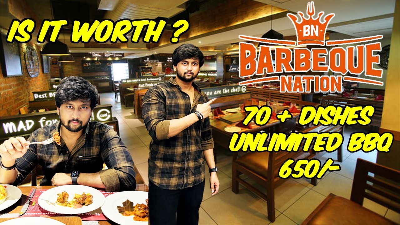 650 Unlimited BBQ with 70+ Items | Barbeque Nation, T Nagar | Aravind Vlogs