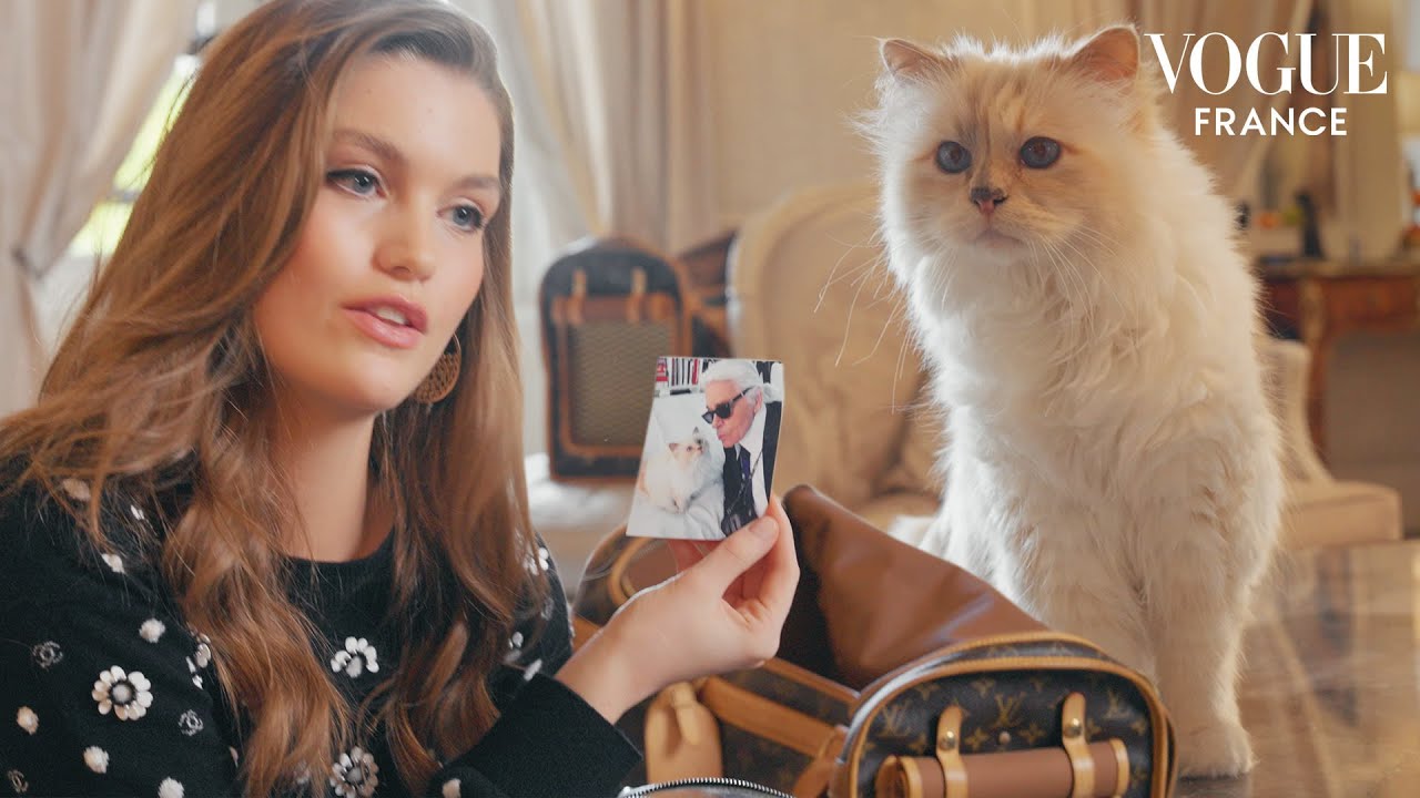 Inside Choupette's Bag, Karl Lagerfeld's Cat ft. Luna Bijl | Vogue France