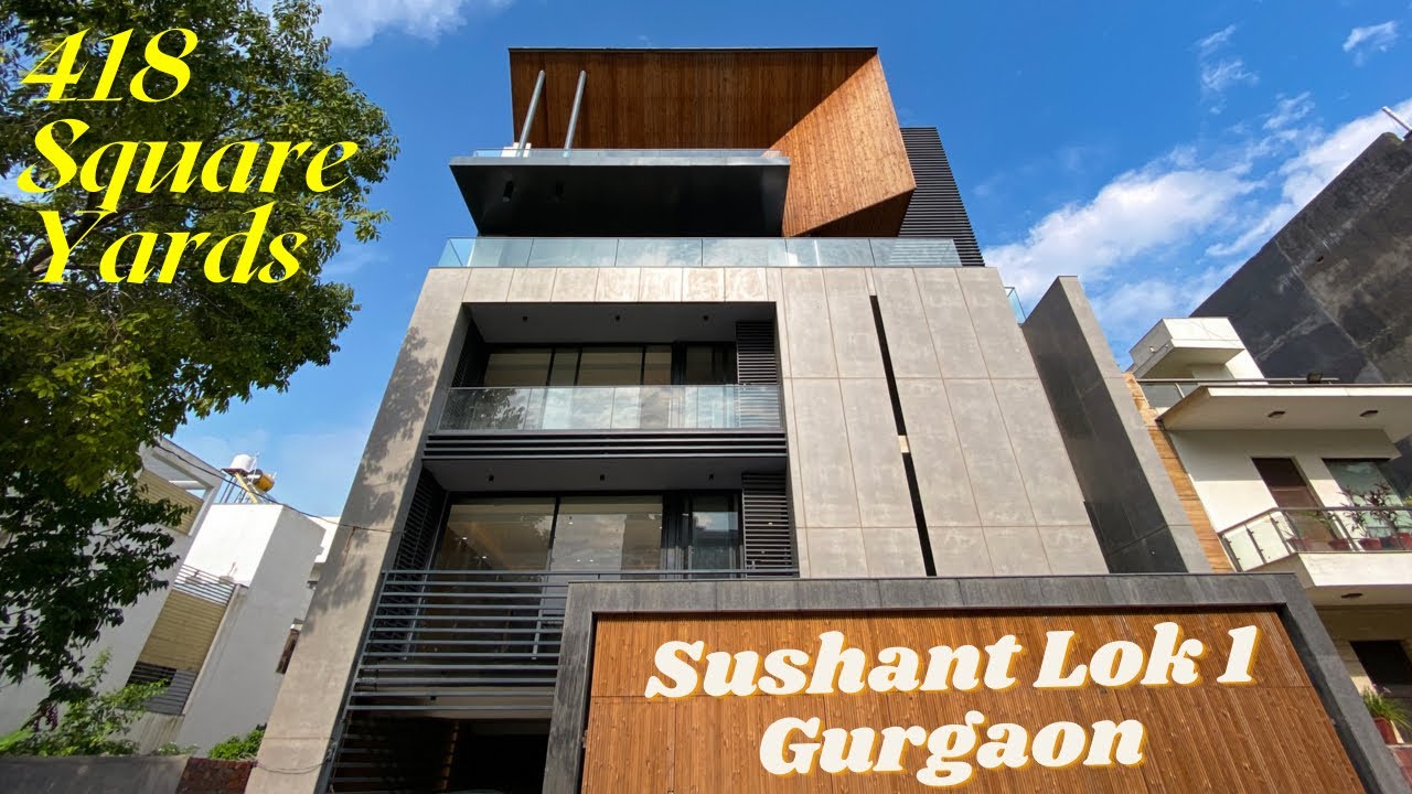 Modern Contemporary & Luxurious 418 Sq Yds | 4 BHK Builder Floor | Gated | Sushant Lok 1 Gurgaon