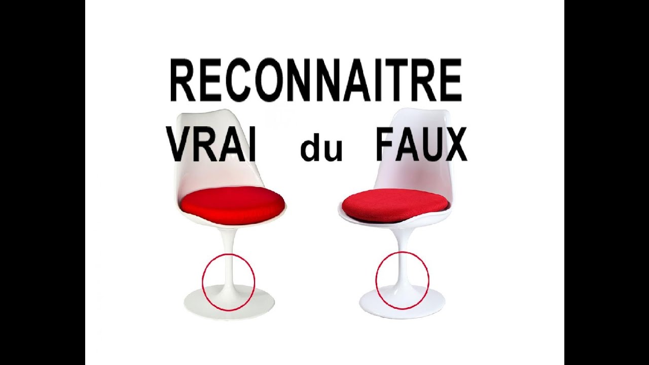 DIY & TUTO reconnaître siège vintage Tulip Knoll design Saarinen vrai du faux