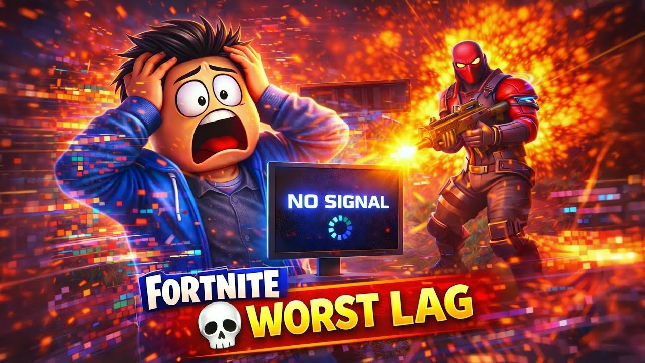 🔥 اللاغ دمّر الجيم كامل 😭 ما قدرت ألعب فورتنايت!