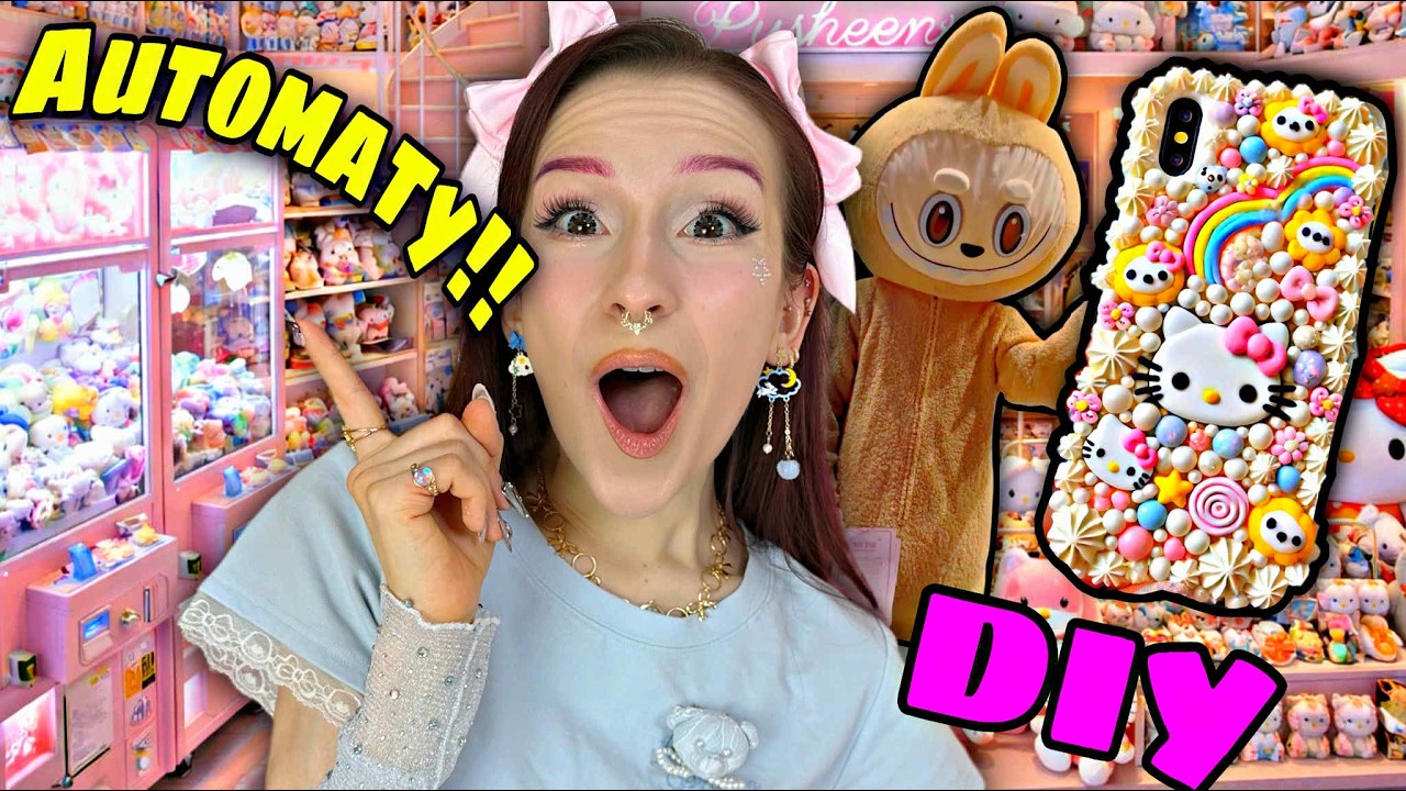 KAWIARNIA Z AUTOMATAMI Z PLUSZAKAMI I DIY!🤩💖