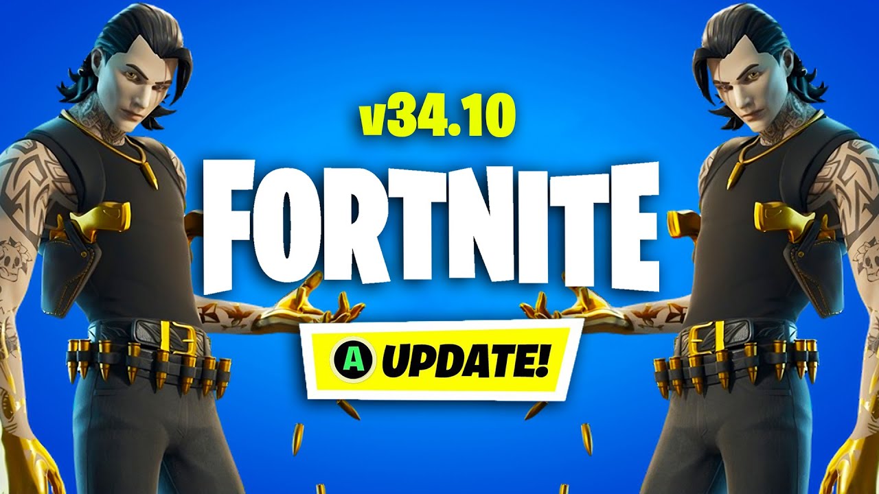 *NEW* FORTNITE HUGE UPDATE!! NEW MYTHICS, COLLABS, BATTLE PASS SKINS & MORE! (v34.10)
