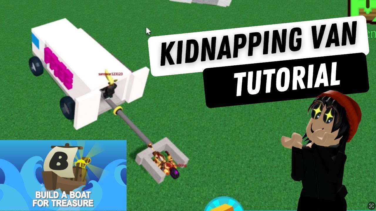 Как сделать фургон для похищения людей - Построй лодку #roblox