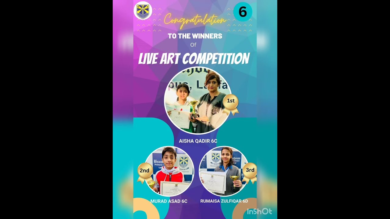 Art competition MA Sha Allah ❤️ live Art competition 2nd position  I Won