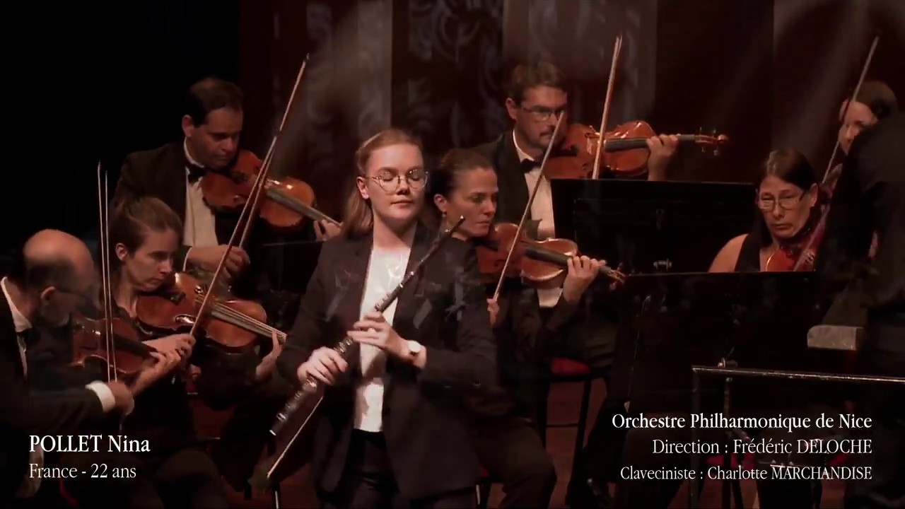 Nina Pollet - C.P.E. Bach Flute Concerto in D minor, Wq. 22