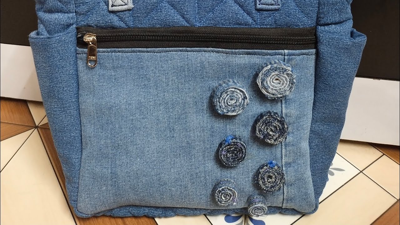 Stylish + Useful Denim Handbag Design Everyone Will Love 💙