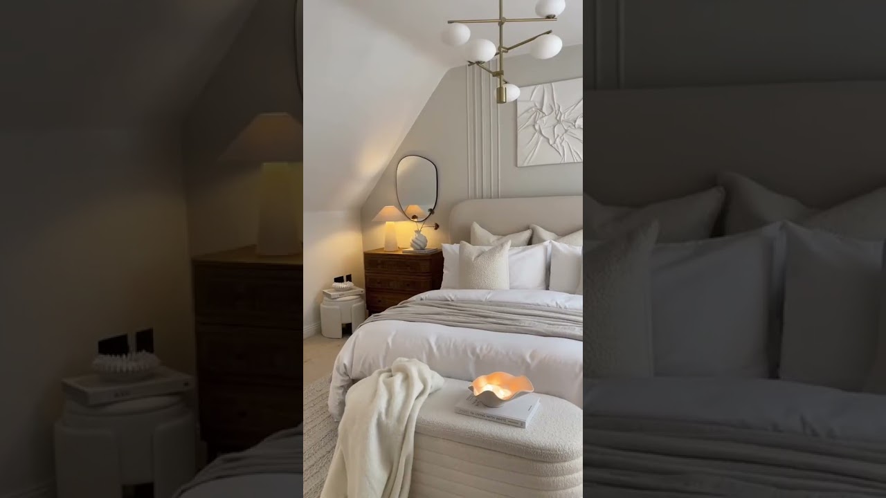 Transform Your Bedroom into a Serene Sanctuary  #interiordesign #styleyourhome #home #stylishliving