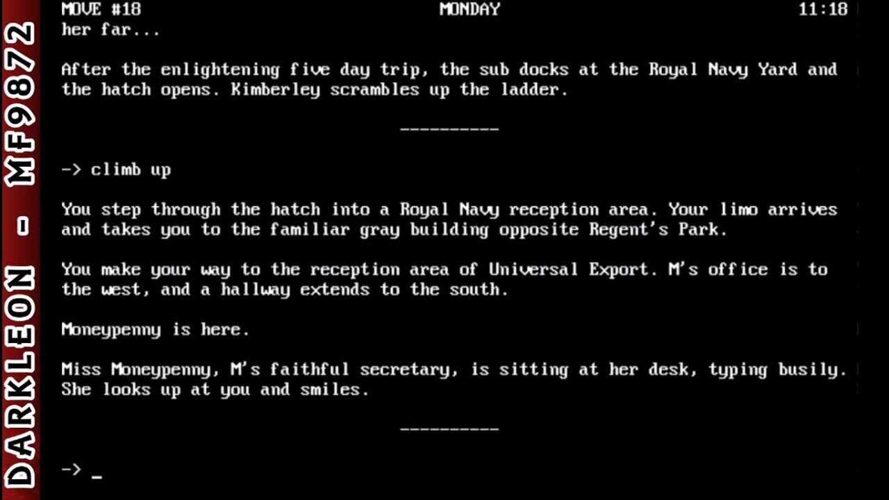 James Bond 007 - A View to a Kill © 1985 Angelsoft - PC DOS - Gameplay