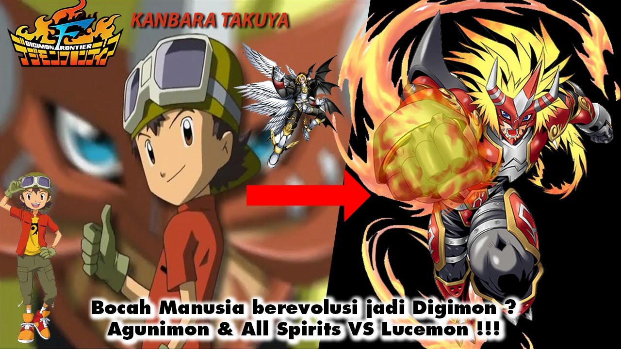 Agunimon & All Spirits VS Lucemon Satan Mode - Get Susanoomon Ancient Spirit Evolution!