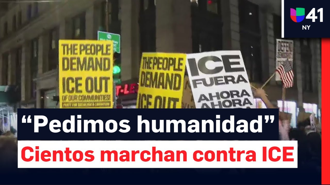 &ldquo;Pedimos humanidad&rdquo;: Protesta masiva en NY contra deportaciones de ICE