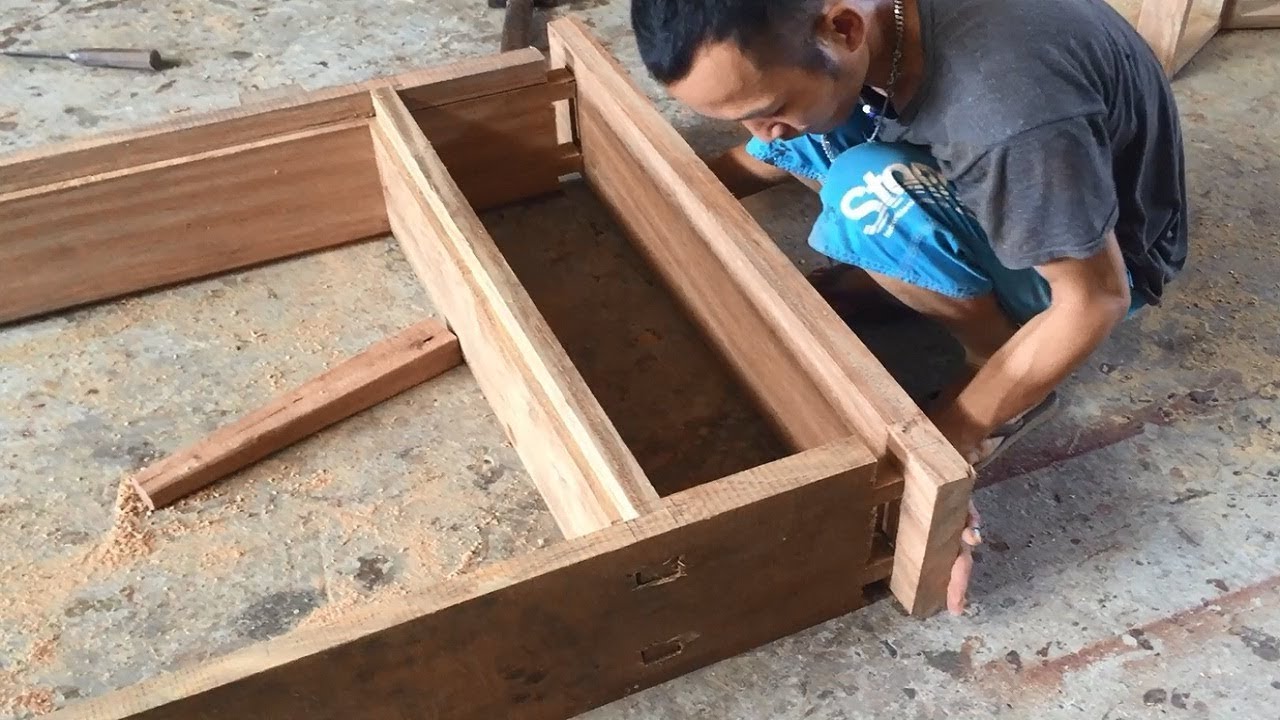 Amazing Project Hardwood Processing Extremely Large - Build New Door Frame Fastest and Easy