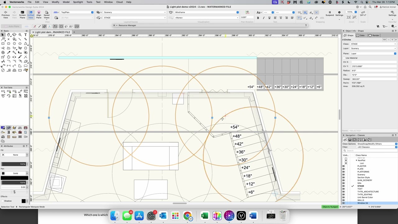 #3 Creating a SIMPLE light plot in Vectorworks Spotlight 2024 - Focus Points