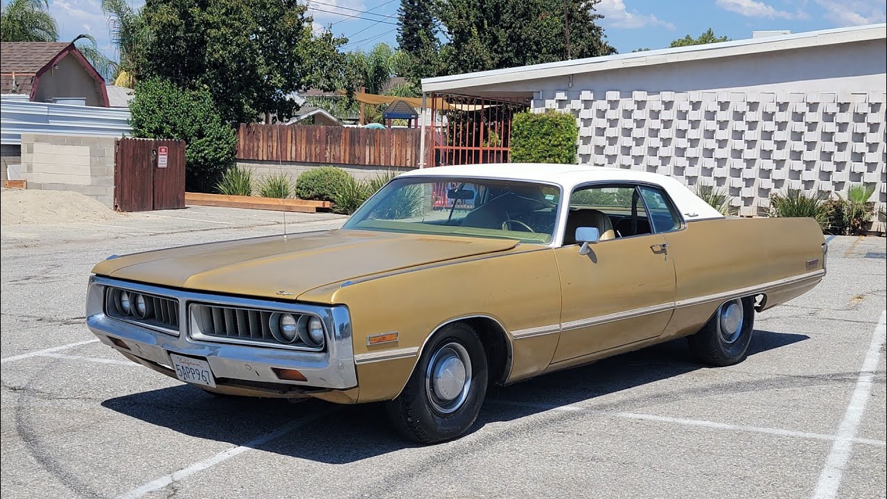 1972 Chrysler Newport Custom Coupe Gold