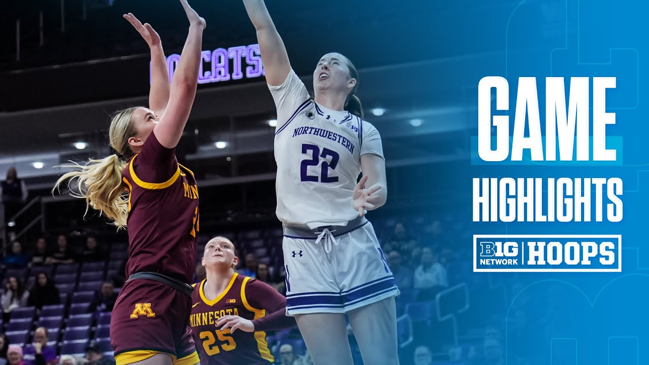 Minnesota at Northwestern | HIGHLIGHTS | Big Ten Women's Basketball | 01/19/2025