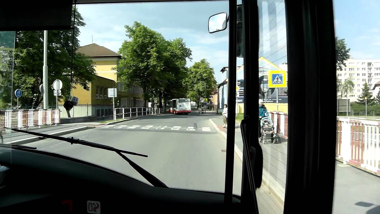 25. května 2012 Opava - Jízda trolejbusem Solaris Trollino 12 na dieselagragát