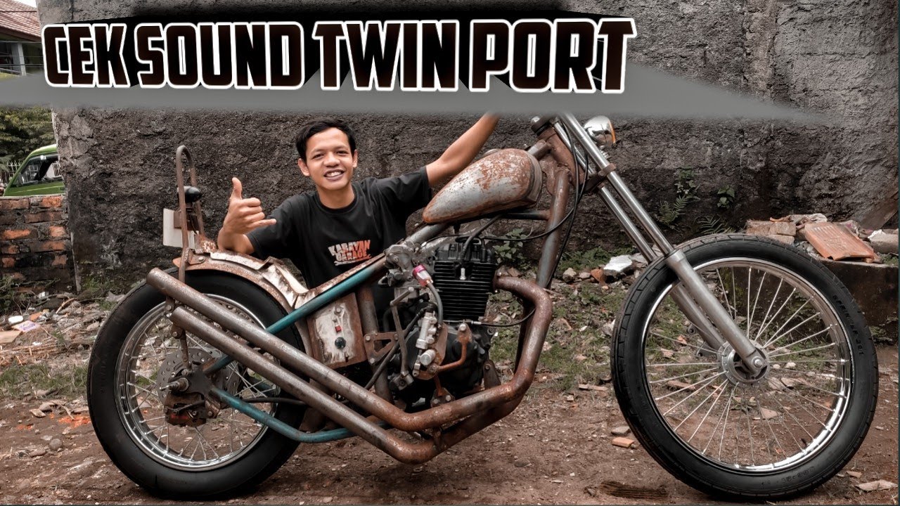 CEK SOUND | TWIN PORT | DI MOTOR CHOPPER HONDA TIGER