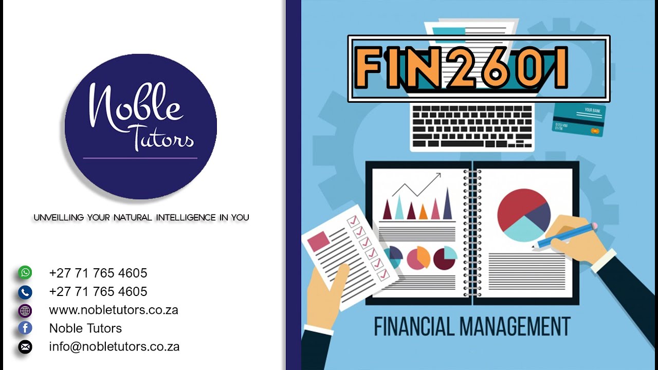 FIN2601 - INTRODUCTION TO FINANCIAL MANAGEMENT
