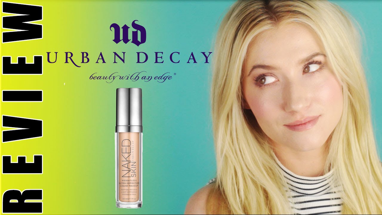Urban Decay Naked Skin Foundation DEMO + REVIEW | geekNchic