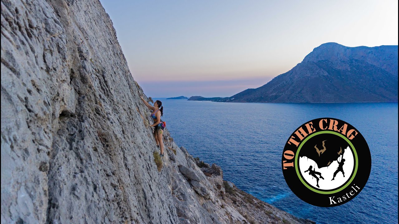 The scenic sea crag Kasteli - climbing in Kalymnos