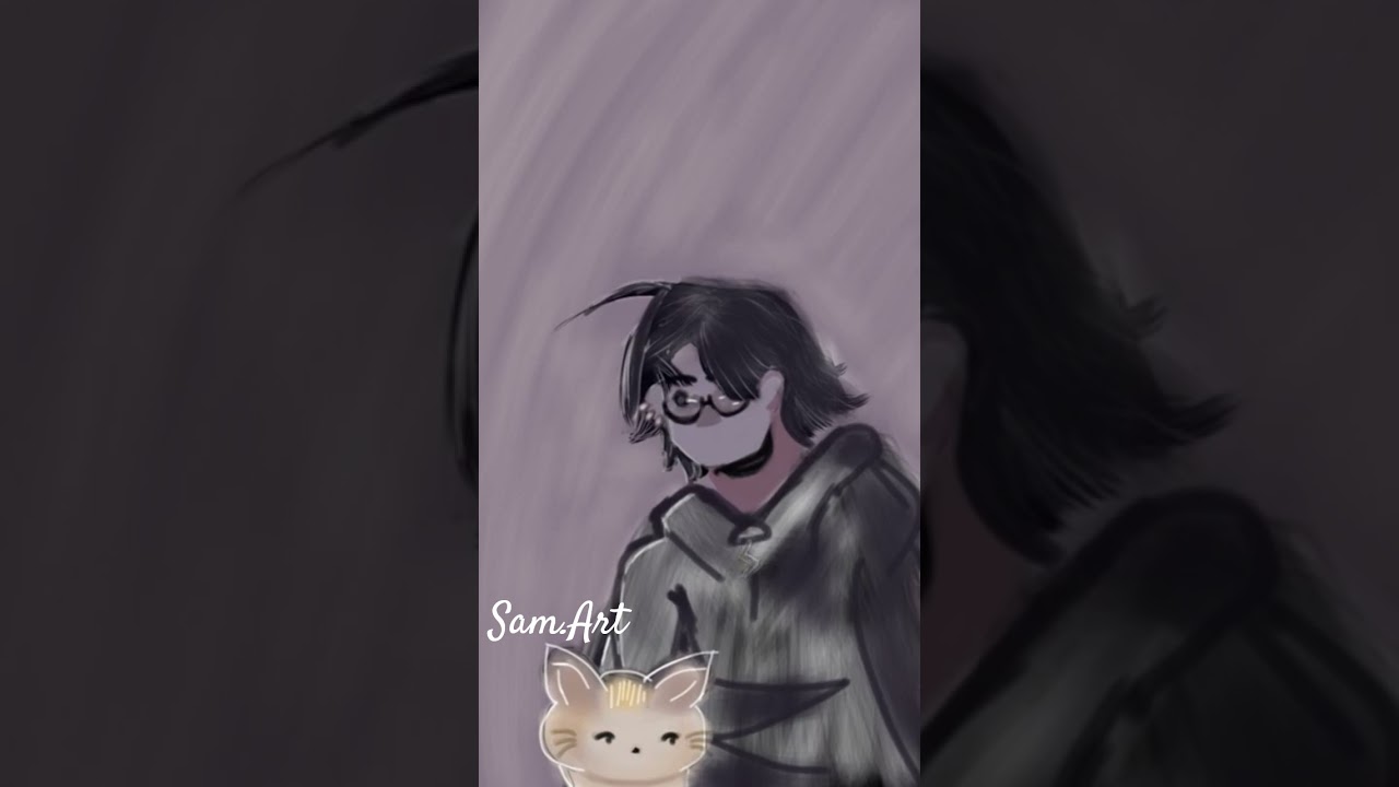 &ldquo;Late Night Digital Sketch &bull; Moody Art Process ✏️✨