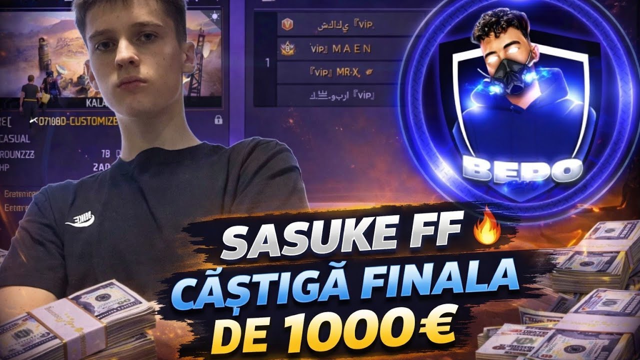 SASUKE FF 4 vs 4 Câștigă Finală de 1000$ (Turneu BEPO)