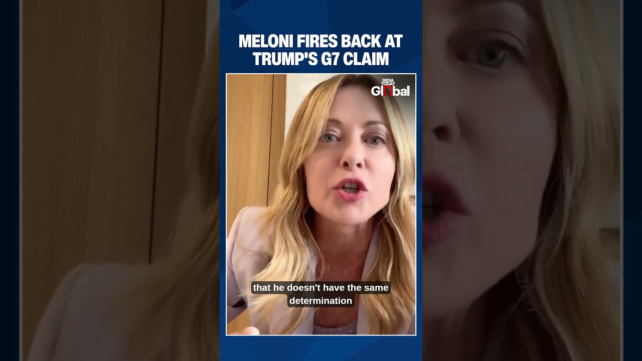Meloni Rejects Trump's Claim 'She Begged Him for A Photo At G7' Replying 'Italy & I Never Begs'