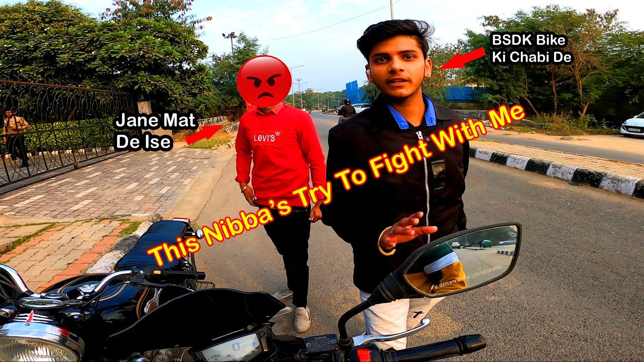 Chapri Boys Want To Fight With Me🤬😡Extreme Road Rage In Delhi😡