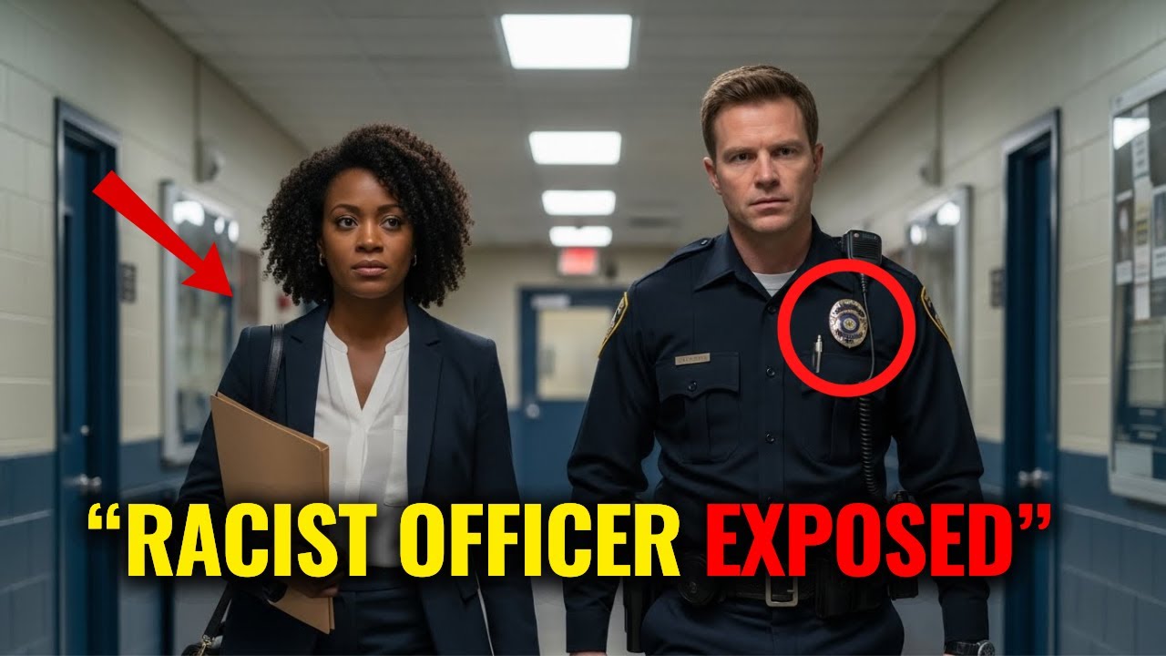 Racist Police Officer Harasses Black Woman at Desk, Later Learns She Reviews Officers