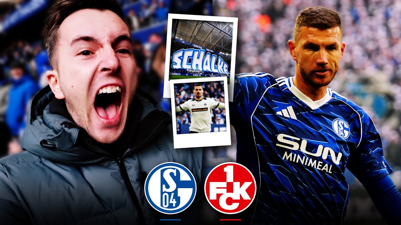 SCHALKE vs KAISERSLAUTERN Stadion Vlog 🔥 Dzeko sorgt für irre Schlussphase!