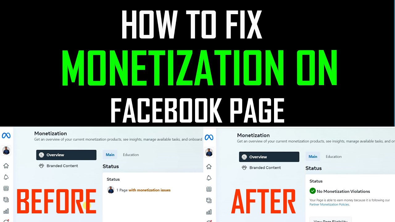 How to fix monetization issues on Facebook || Facebook Monetization Issues