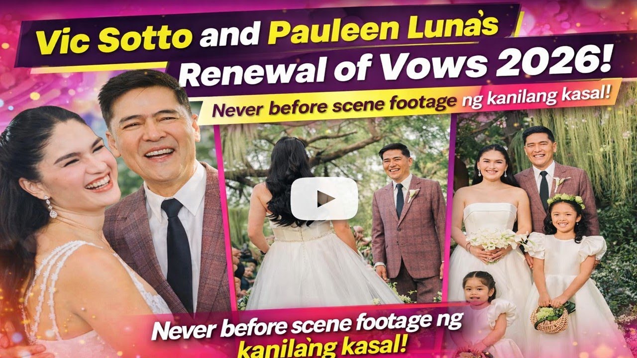 Full Story at Video sa RENEWAL of VOWS ni Pauleen Luna at Bossing Vic Sotto! Ang Buong DETALYE!