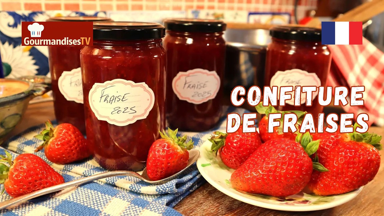 Ma CONFITURE DE FRAISES ALLÉGÉE 🍓 en sucre - Vive le régime ! - Mère Mitraille - Gourmandises TV