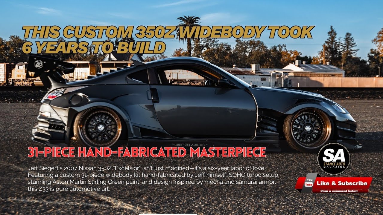 This Custom 350Z Widebody Took 6 YEARS to Build | 31-Piece Hand-Fabricated Masterpiece