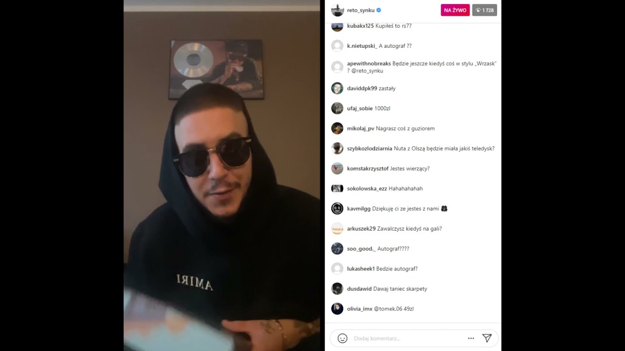 RETO ODPOWIADA NA PYTANIA O NOWEJ PŁYCIE \SHOT Z LIVE/