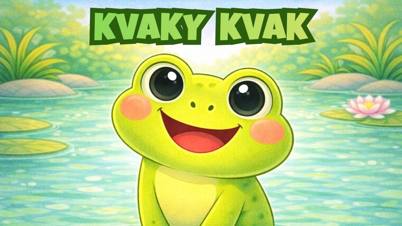 🐸 KVAKY KVAK - veselá písnička pro děti | Poznáváme svět