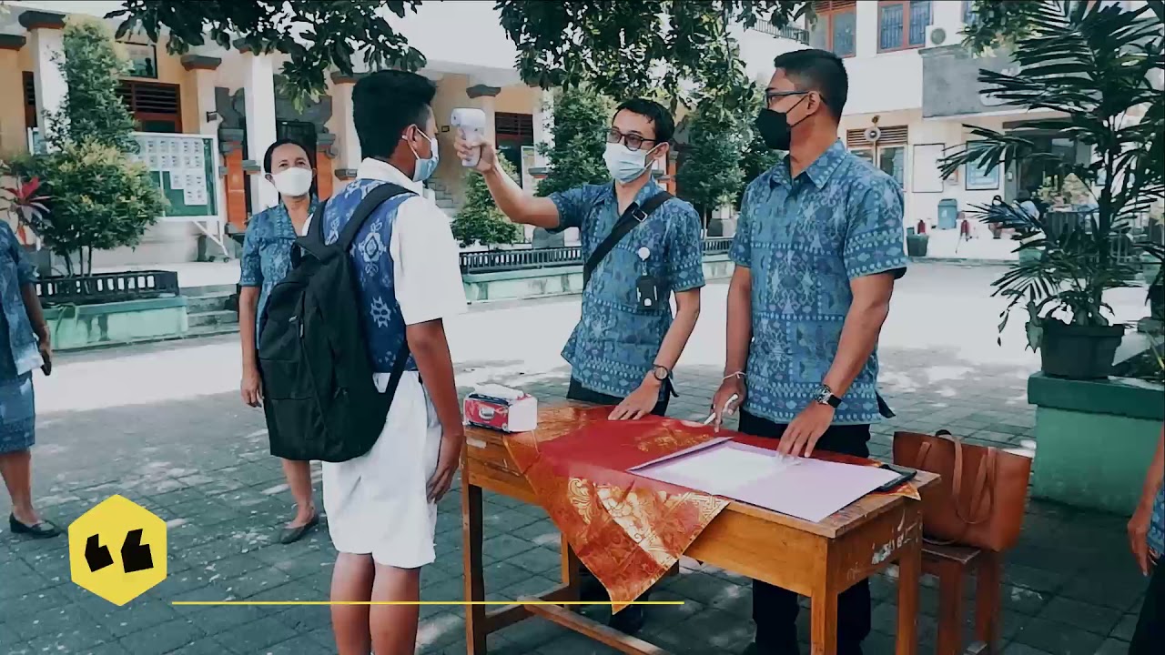 Simulasi Pembelajaran Tatap Muka (PTM) Terbatas di SD Negeri 5 Pedungan