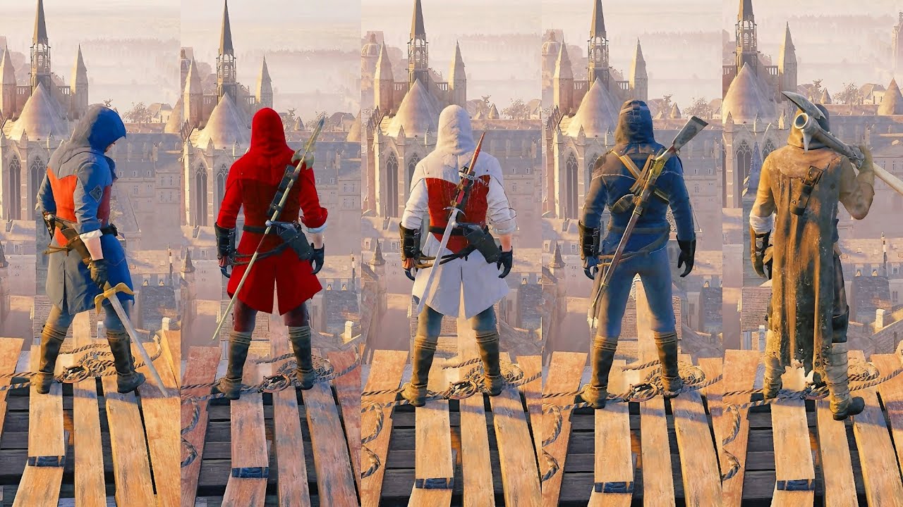 Five Weapon Classes, Five Different Styles of Combat (AC Unity)