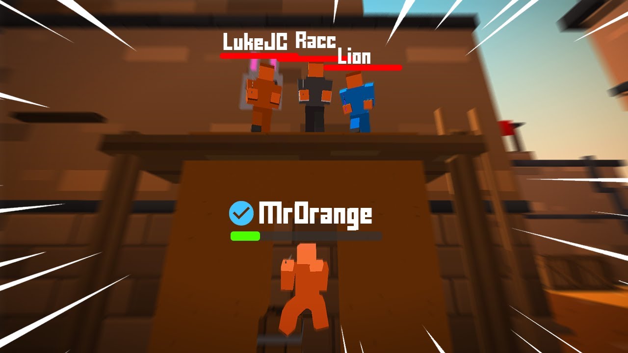Krunker Manhunt vs 3 Pro Players...