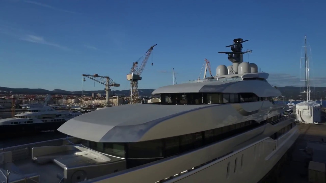 M/Y Tango back to the sea at Monaco Marine shipyard