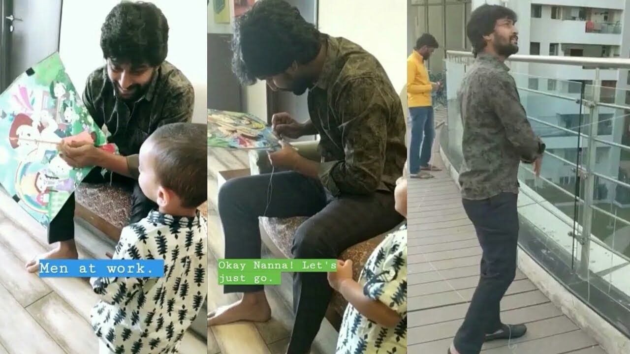 Natural Star Nani Playing With His Son (Arjun) | Anjana | Arjun | Nani | Unseen Videos |