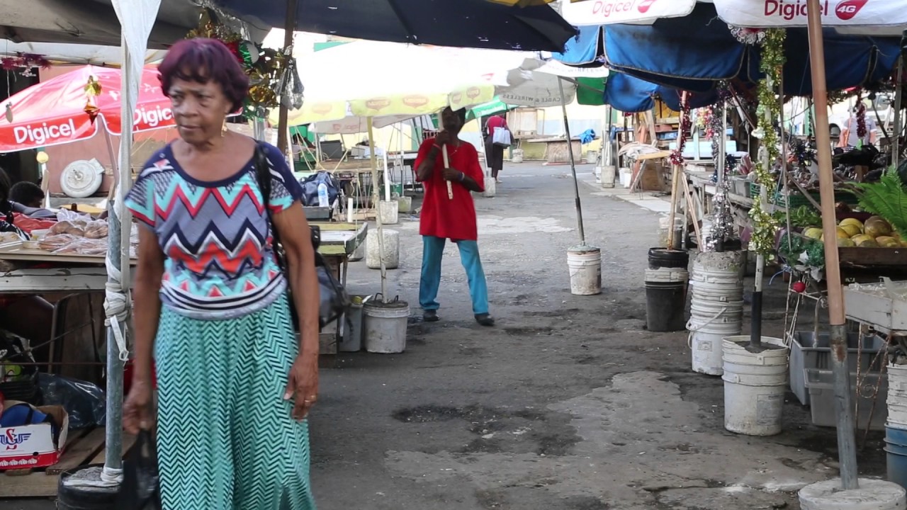 Sainte Lucie Castries Marché local / Saint Lucia Castries Local market