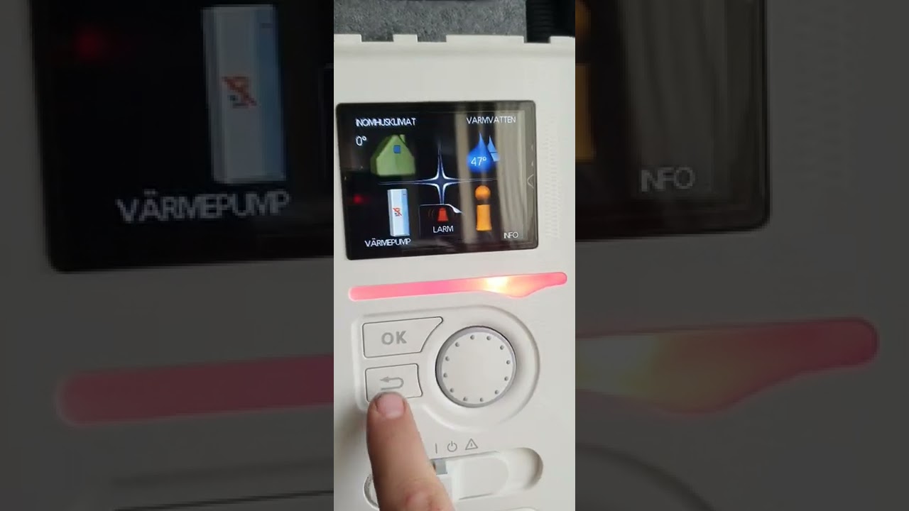NIBE F1255 Temperature limiter alarm (52), reset, Temperaturbegränsarlarm (52), återställning,