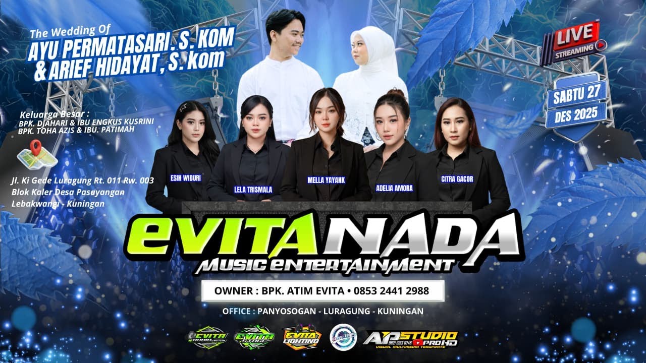 🔴LIVE MALAM "EVITA NADA" | PERNIKAHAN "AYU & ARIEF" | DESA PASAYANGAN - LEBAKWANGI |27 DESEMBER 2025