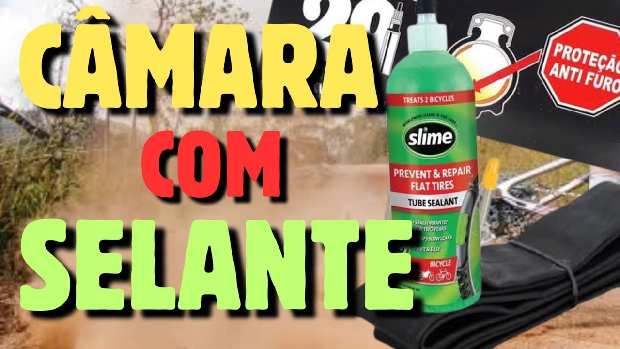 Selante Slime, câmara de ar vacinada Kenda e como colocar selante na câmara de ar