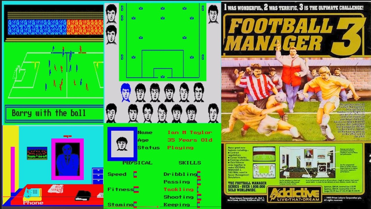 Retro Gaming Ep 52: Football Manager 3 (ZX Spectrum 48k Year 1992)
