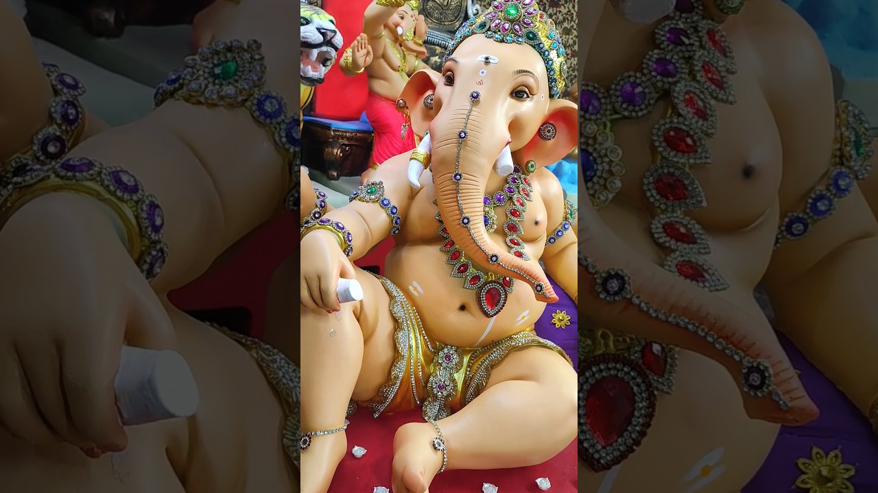 Ganpati bappa Morya#bappa #ecofriendlybappa #ganapti #vinayaka #vinayakudu #trending