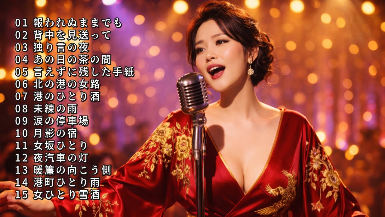 [演歌] 昭和演歌の名曲 メドレー｜涙が止まらない夜・心にしみる女歌
